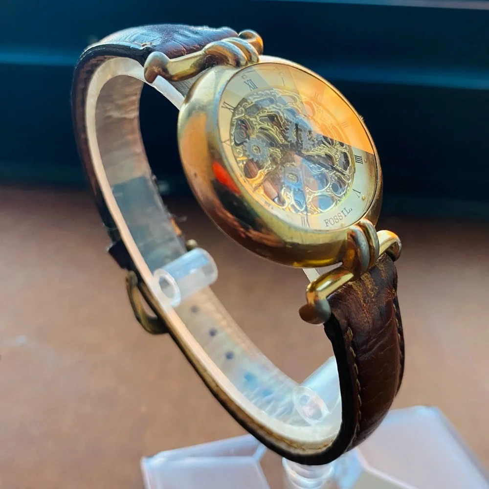 1993 FOSSIL SKELETON WATCH PC-7324